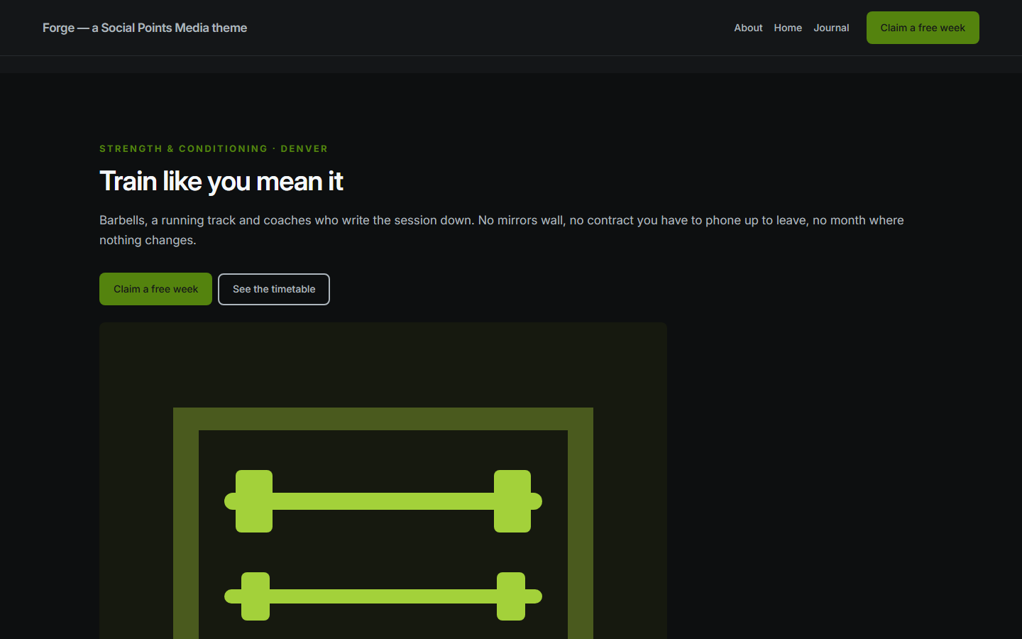 Forge, WordPress edition
